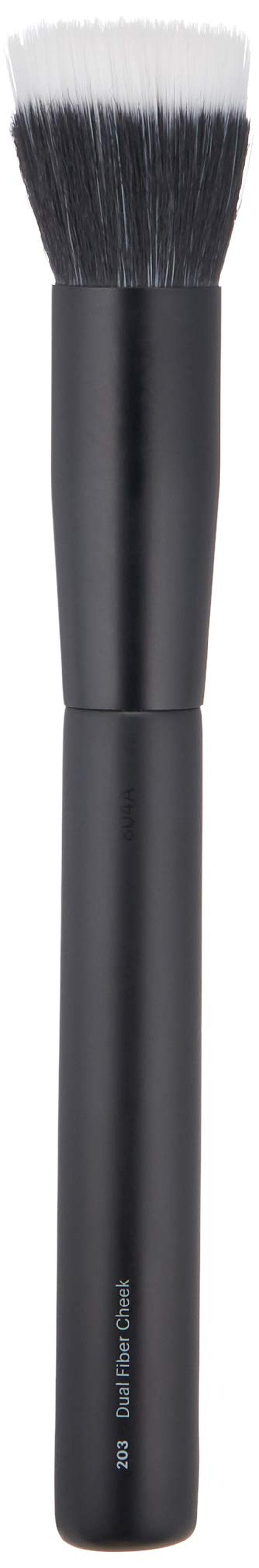 Glo Skin Beauty Dual Fiber Cheek Brush 203 - Professional Makeup Brush for Blush and Foundation - Cruelty Free