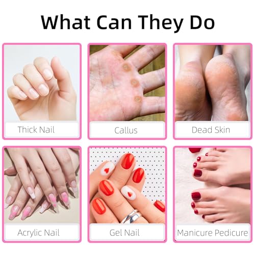 100 Pcs (180 Grit White)Sanding Bands Nail Drill Bit with 0.31in diameter,Nail Drill Bits Extreme Fine Grit Sanding Band,Sanding Belt Upgrade Mandrel Bits,Professional Nail Drill Bit for Acrylic Nails