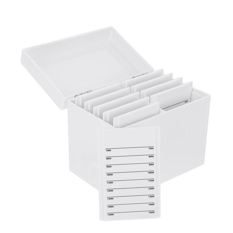 Acrylic Eyelash Storage Box, 10 Layers False Eyelashes Glue Pallet Holder Display Grafting Eye lashes Extension Close-Packed Display with 10 Pallets Makeup Organizer
