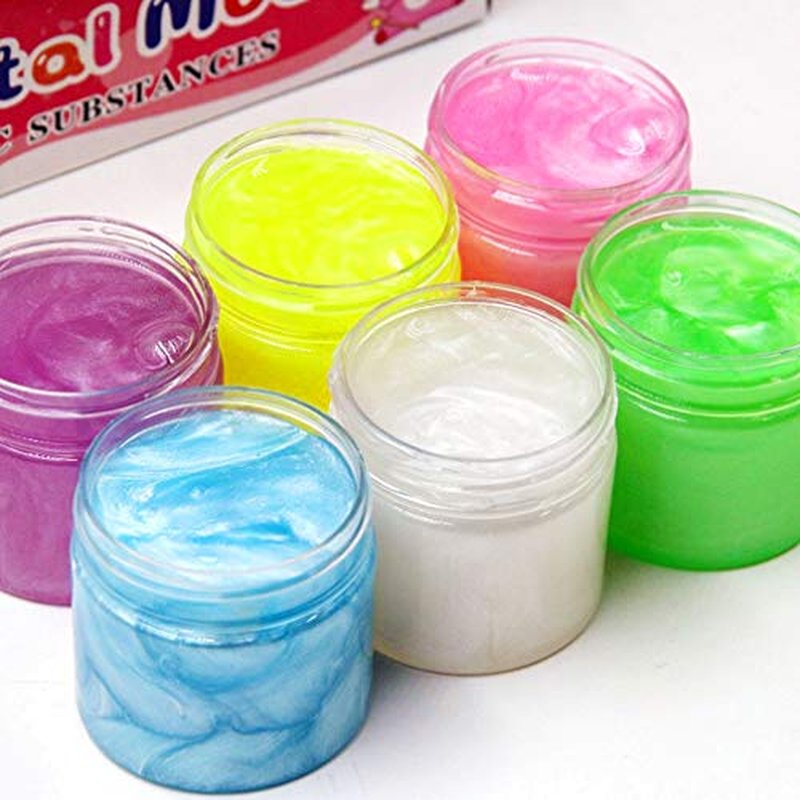 48 Pack 6 Oz Plastic Container Jars with Lids BPA Free, Empty Round Clear Cosmetic Containers Plastic Slime Jars for Lotion, Cream, Ointments, Body Butter, Makeup, Travel Storage