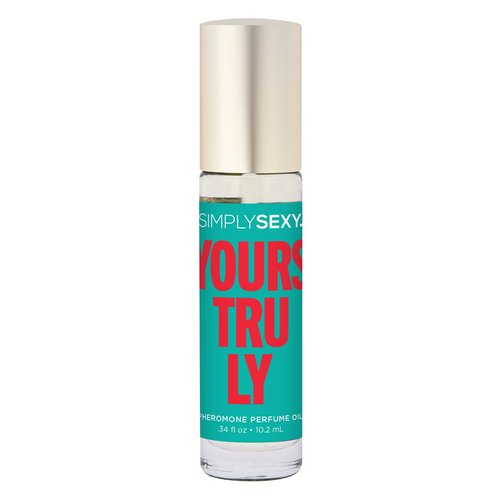 SIMPLY SEXY Affirmations Yours Truly Pheromone Perfume Oil - Fruity Floral Scent with Notes of Natural Fresh Lemon, Sweet Bergamot, and Mandarin - Roll-On Perfume for Women - 0.34 fl oz (10.2ml)