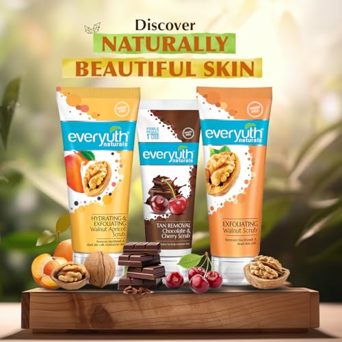 Everyuth Walnut Exfoliating Scrub Nano Multi-vita & Walnut Shell Particles (100g) by Everyuth