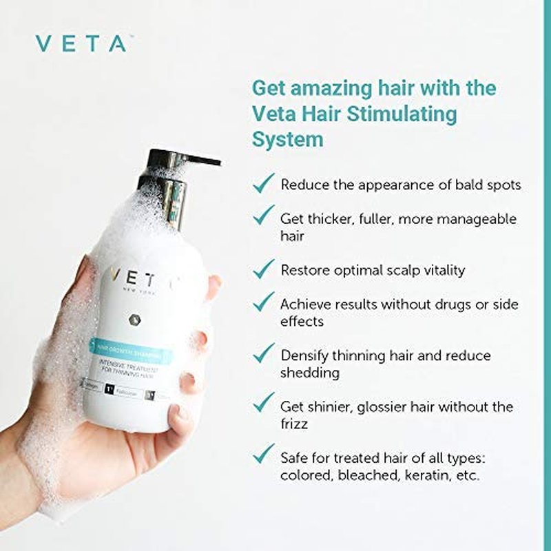 Hair Stimulating Conditioner For Hair Loss, Anti-Aging Hair Moisturizer.Repair and Strengthen Hair. Suitable for All Hair Types. No Harsh Chemicals. Paraben and Sulfate Free ? 27 fl. oz - Veta