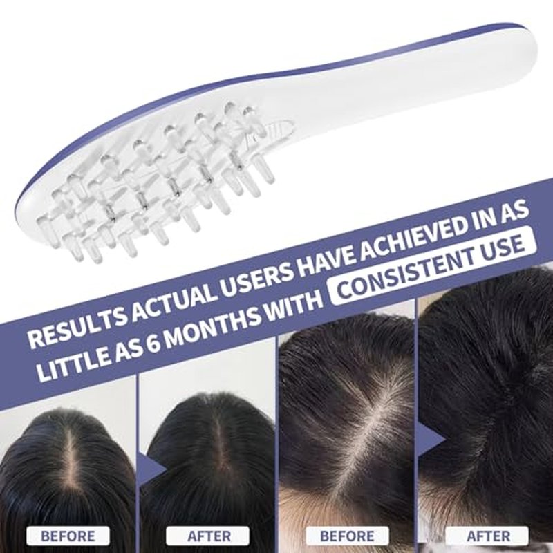 Laser Therapy Hair Growth Comb,Laser Hair Growth Device Electric Scalp Massager, Promote in Women and Men