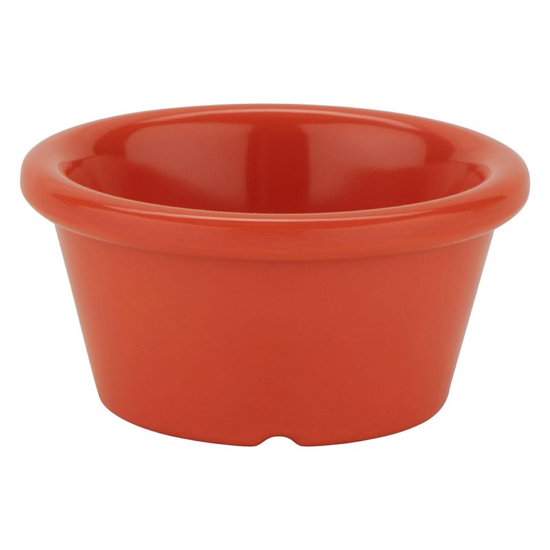 G.E.T. S-620-RO 2 oz. Ramekin, Break Resistant, Melamine, Rio Orange (Pack of 12)