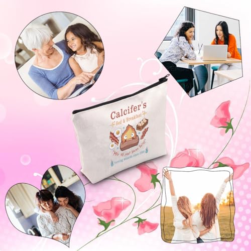 TSOTMO Calcifer's Bed & Breakfast Tote Bag Anime Lover Gift for Women Mother Best Friend