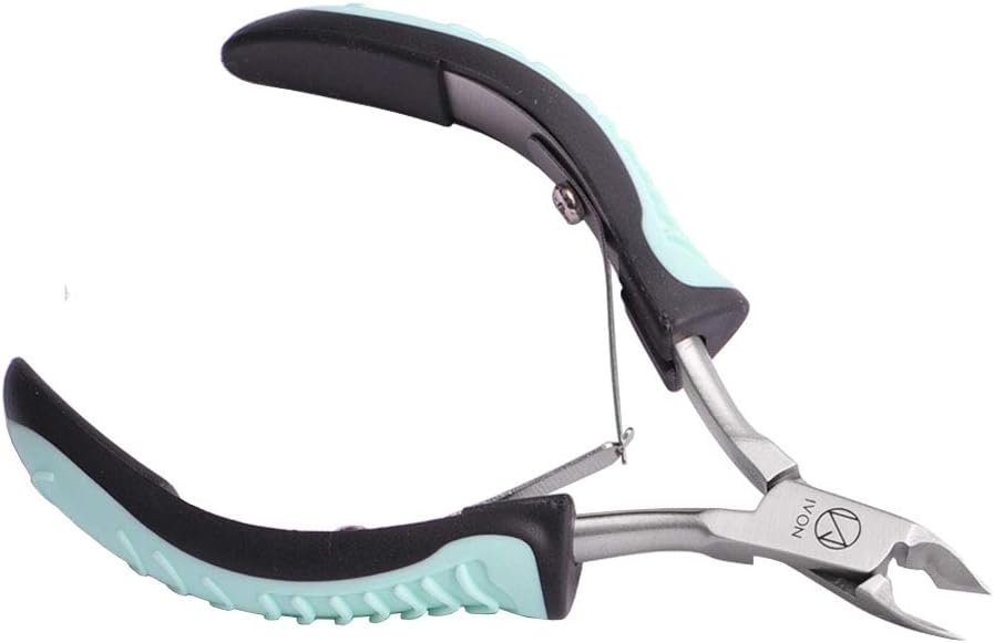 IVON Cuticle Trimmer, Non-Slip Professional Cuticle Nipper Stainless Steel Cutter
