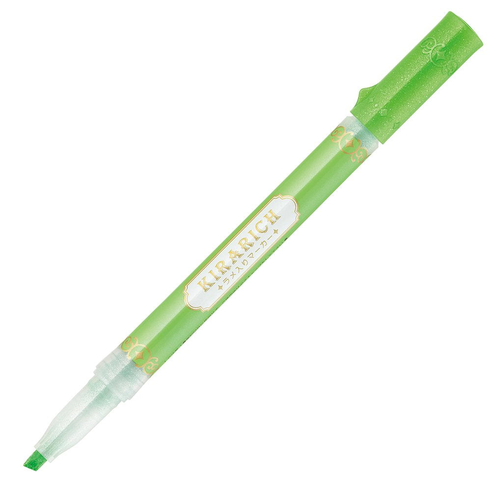 Zebra Glitter Highlighter, Kirarich, 5 Color Set (4901681512102)