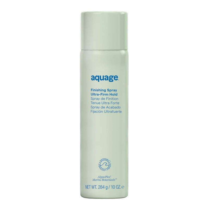 Aquage Finishing Hair Spray for Women & Men - Volumizing + Flexible Holding Spray for Shine and Long Lasting Style - Professional Hair Styling Products (10 oz)