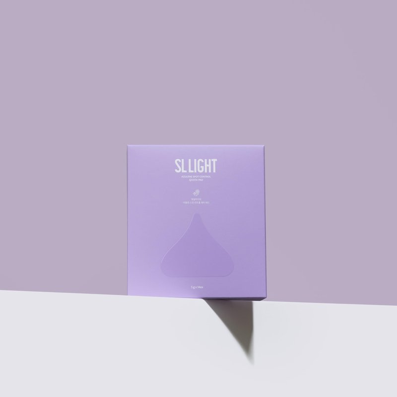 SLLIGHT Azulene Spot Control Quota Facial Pad (14 Pads, 1 Box) | Calming & Soothing Skincare for Sensitive Skin | Quick SOS Rescue Pad to Visibly Reduce Redness & Blemishes | Gentle Emergency Care