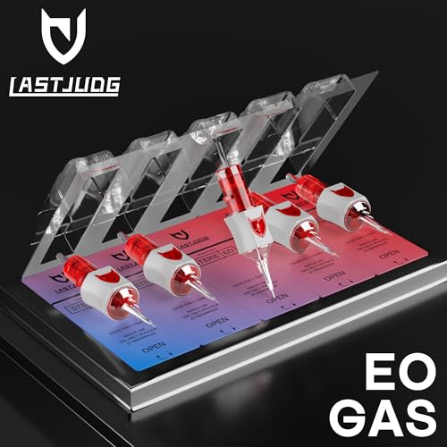 50PCS Finger Ledge Tattoo Cartridge Needles Assorted Mixed Size #10 Bugpin Round Liner Shader Magnum - 3RL 5RL 7RL 9RL 5RS 9RS 7RM 9RM 11RM 7M1 with Membrane Pro Disposable Tattoo Needles