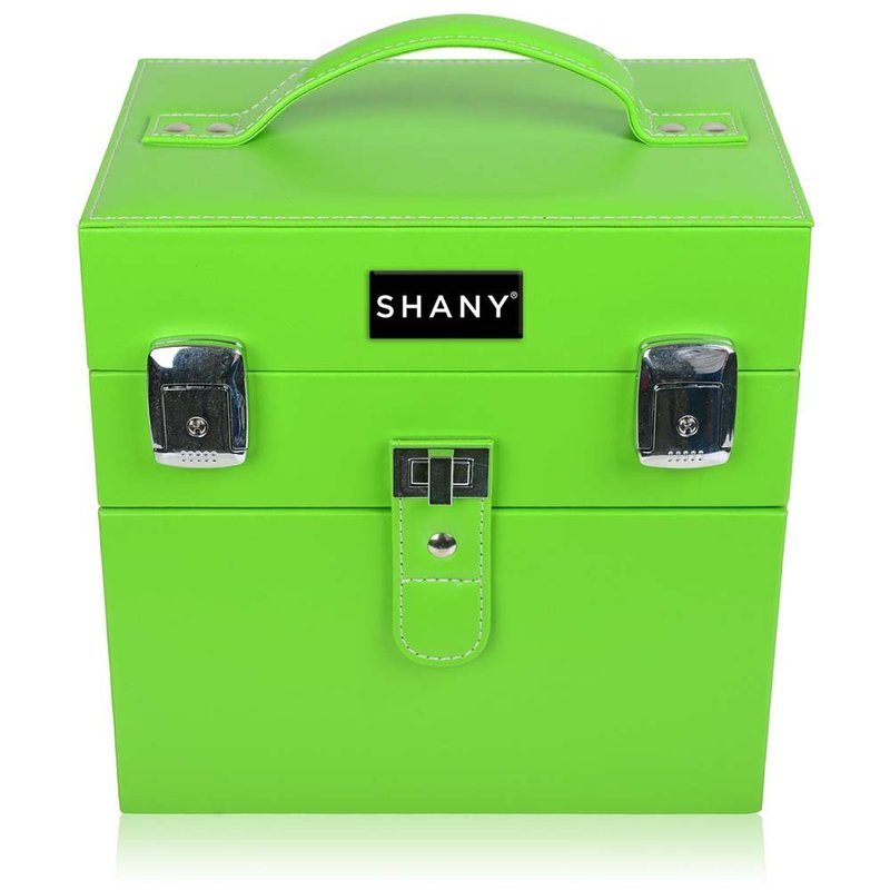 SHANY Color Matters - Makeup Travel Case Nail Accessories Organizer and Makeup Train Case - Makeup Storage Box - Black