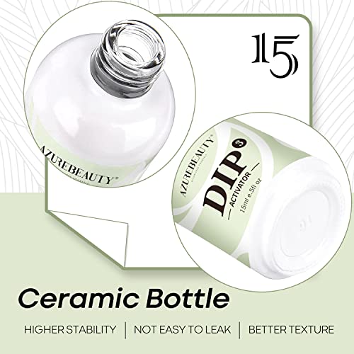 AZUREBEAUTY Dip Powder Activator 15 ml for Nail Dipping Powder Set French Nails Art Manicure Beginner DIY Salon
