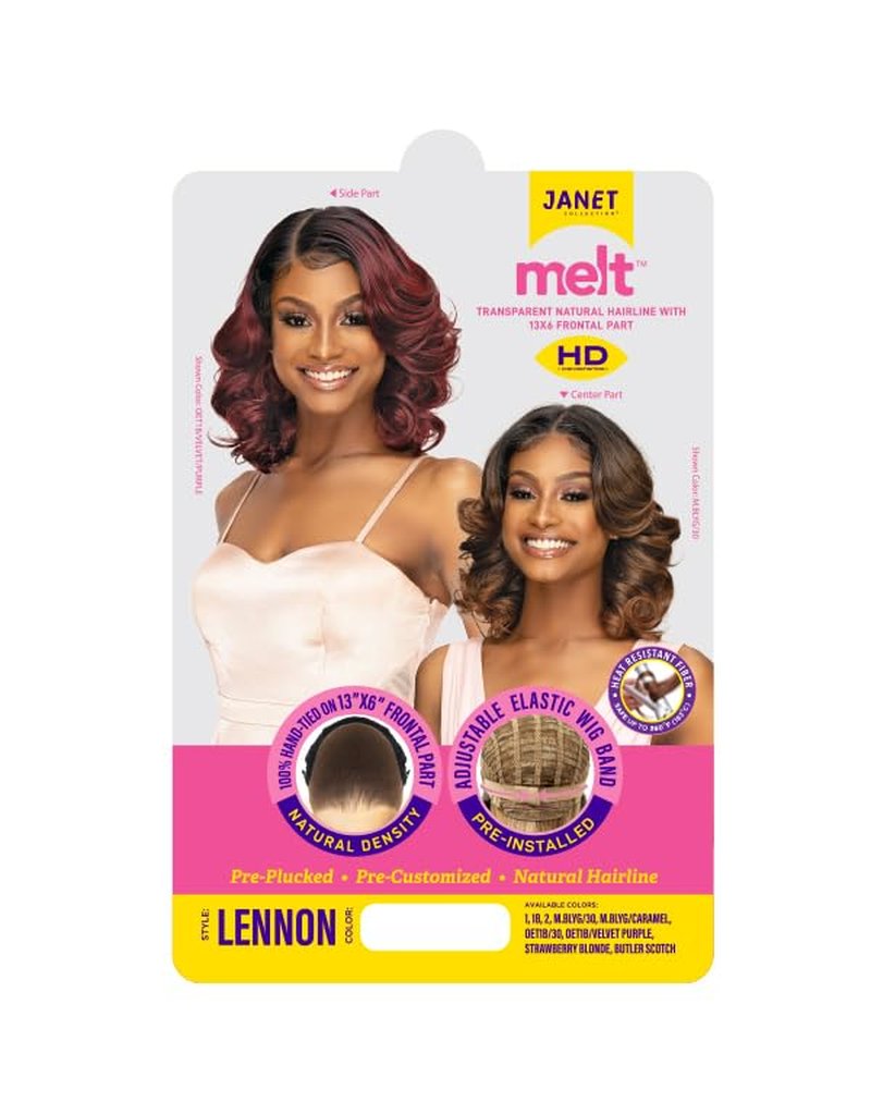 HD Swiss Lace Front Wig - Melt Hand-Tied 13X6 Frontal Part in Butler Scotch
