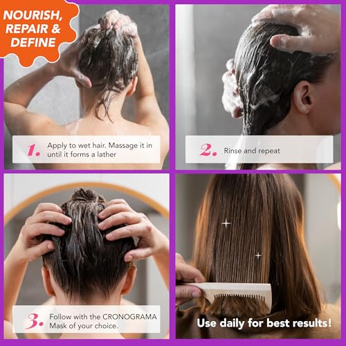 Fashion Gold CRONOGRAMA Hair Care System SHAMPOO - 500ml/ 17.6 fl oz