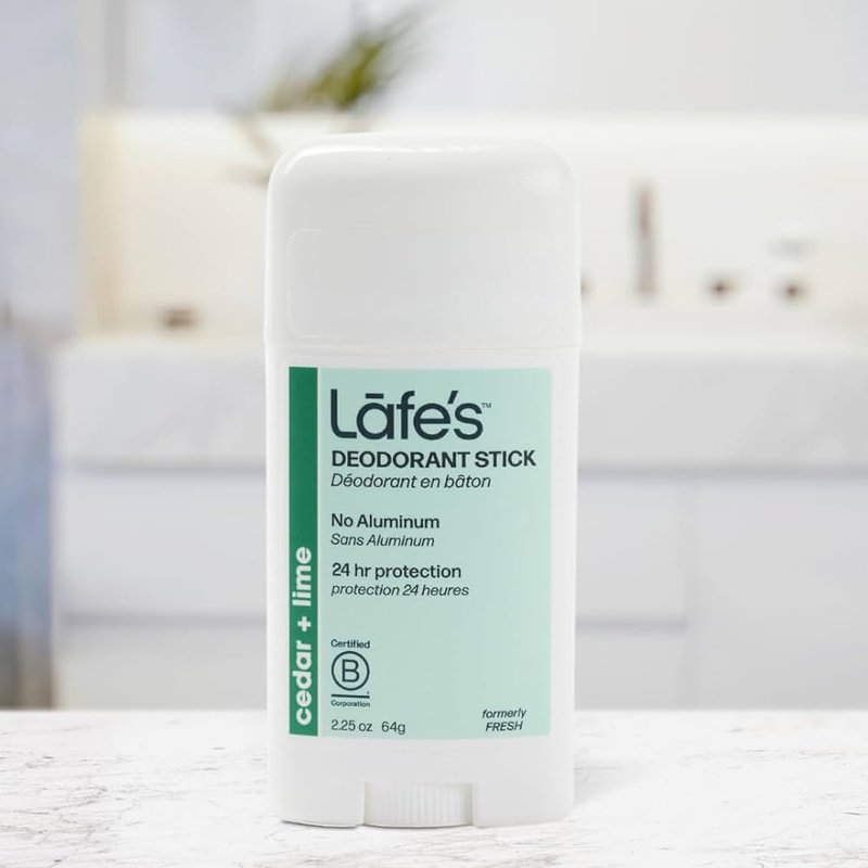 Natural Deodorant Stick - Aluminum Free & Paraben Free | 24-Hour Protection for Men & Women - Cedar & Lime (3-Pack)