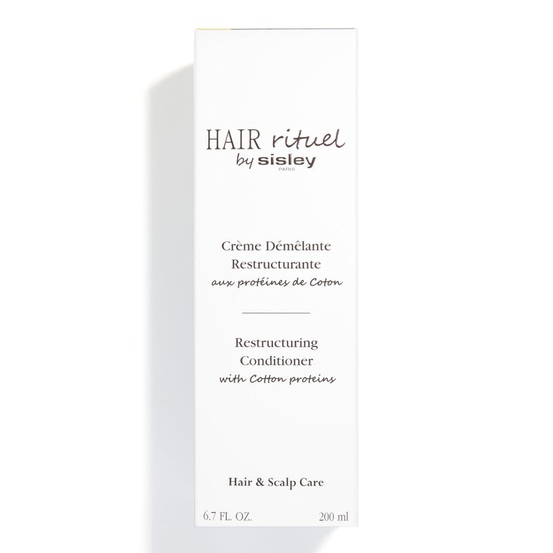 Sisley Paris Restructuring Conditioner with Cotton Proteins - 200 mL - Hair Care Detangling Conditioner for Instantly Smoother, Shinier Hair - Lightweight, Creamy Texture