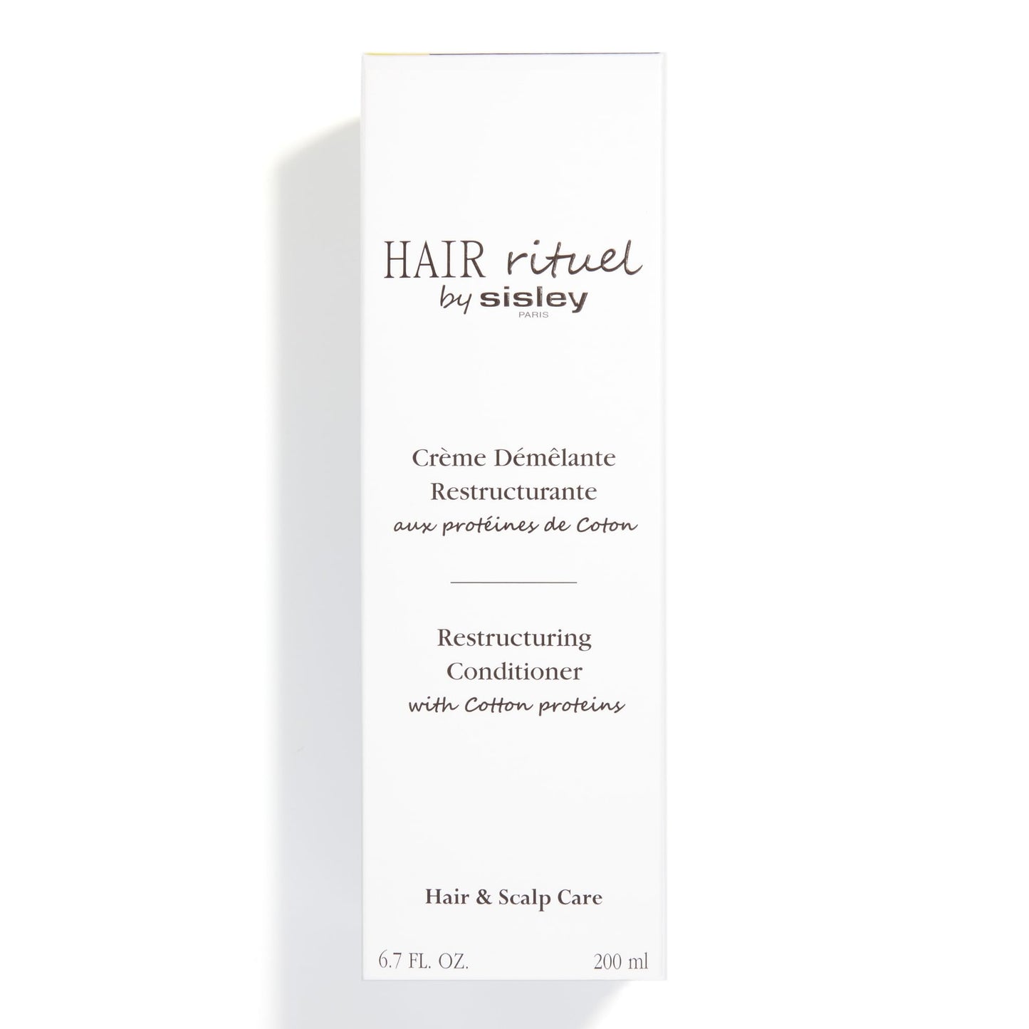 Sisley Paris Restructuring Conditioner with Cotton Proteins - 200 mL - Hair Care Detangling Conditioner for Instantly Smoother, Shinier Hair - Lightweight, Creamy Texture