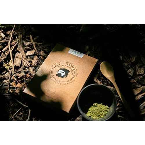 Grizzly Mountain Beard Dye - Organic & Natural Dark Brown Beard Dye