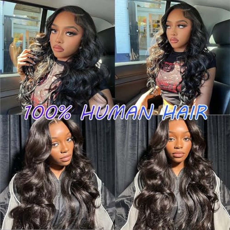 Body Wave Bundles Human Hair Soft 16 18 20 22Inch 100% Brazilian Human Hair Bundles 12A Hair extension Long Natural Black Color For Women