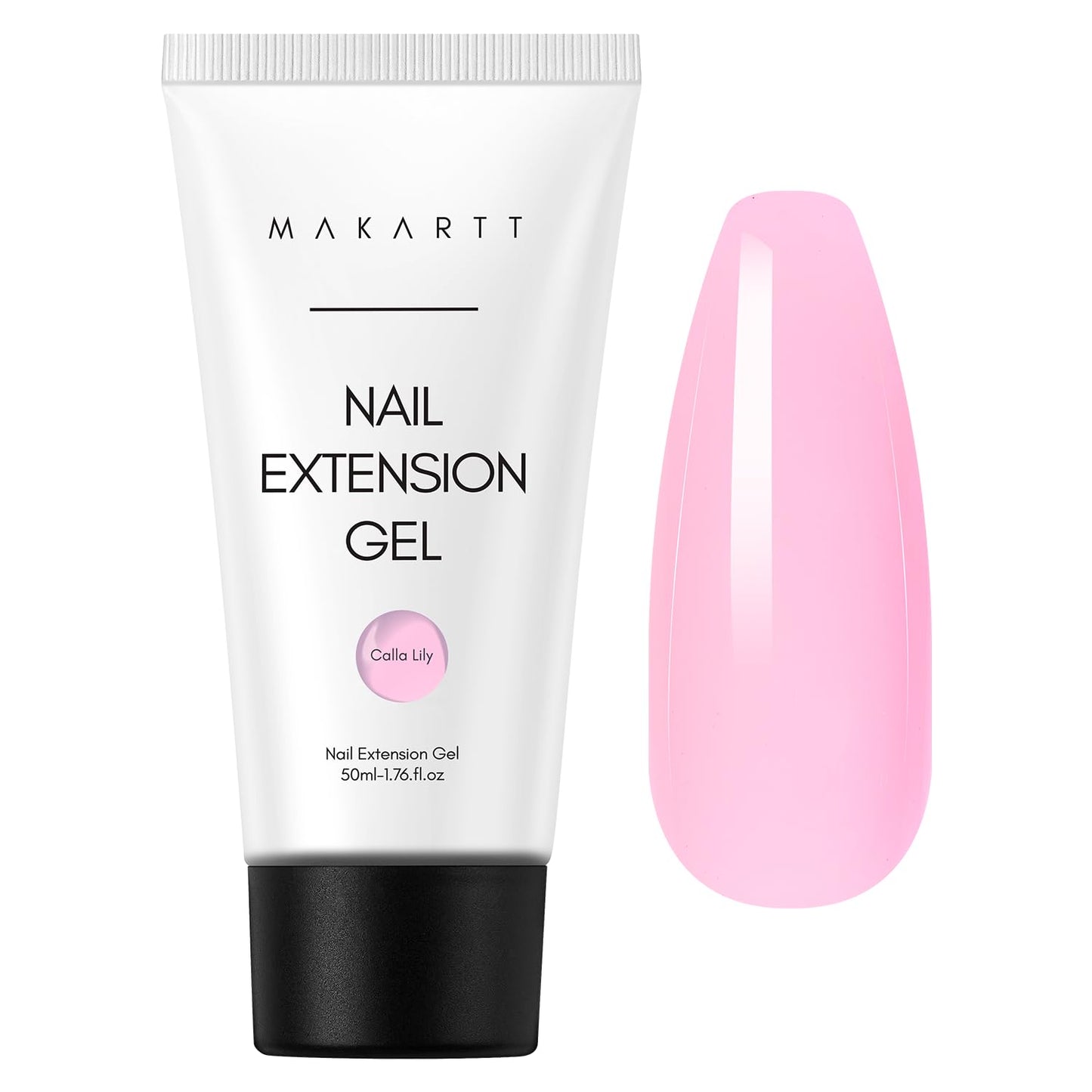 Makartt Poly Nail Gel: Clear 50ML Gel Builder for Natural-Looking Strengthener 3D Molding Gel for Trendy Nail Art-Long-Lasting and Easy to Use Supplies