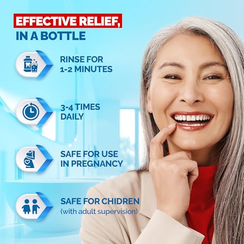 Gengigel Hyaluronic Acid Mouthrinse (300 ml), Oral Care Solution for Gum Health, Reduces Discomfort, Helps Relieve Gum Recession & Gingivitis, No Alcohol or SLS, Vegan & Kosher