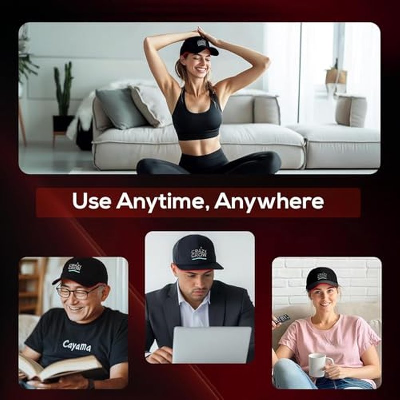 Laser Hair Growth Cap, Low Level Laser Therapy (LLLT) Device Designed to Promote Hair Growth in Women and Men,Laser Cap