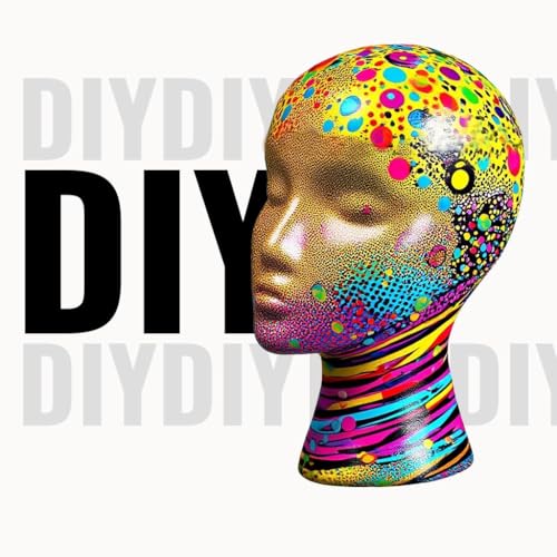 Smilco 11" 3 Pcs Wig Head - Tall Female Foam Mannequin Wig Stand and Holder for Style, Model And Display Hair, Hats and Hairpieces, Mask - for Home, Salon and Travel£¨3 Pieces£©