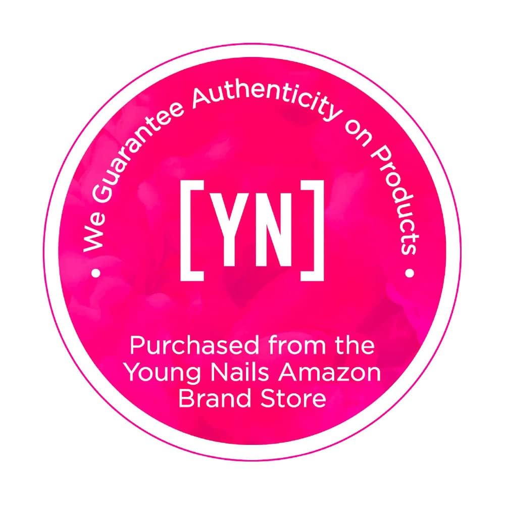 Young Nails Mission Control Gel Paint for Nail Art - Professional Precision Liner & Design Polish, UV/LED Cure, Rich Pigment & Shine, Nail Art Gel Liner for Detailed Designs, Gel Pot, Fizz, 5g