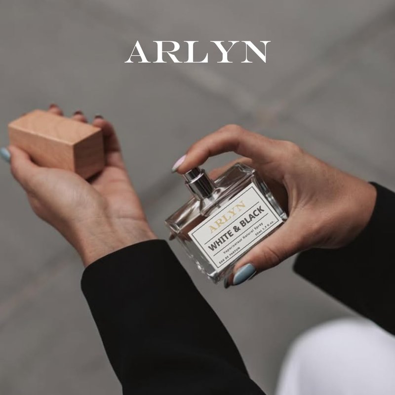 ARLYN White & Black Eau De Parfum Inspired by Y.SL Y, Long-Lasting Perfume for Men, Vegan & Eco-Conscious with Clean Ingredients, Citrus,Sage, Cedarwood and Musk - 50ml / 1.7 oz