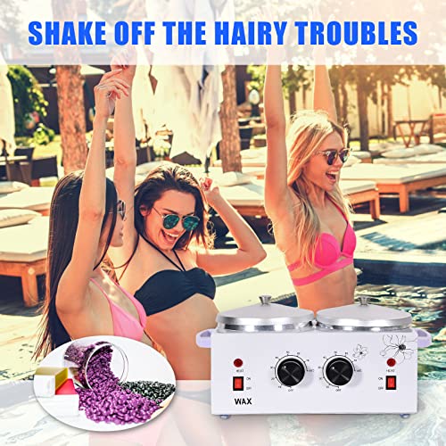 Waxing Kit Portable Wax Warmer Machine (double pots)