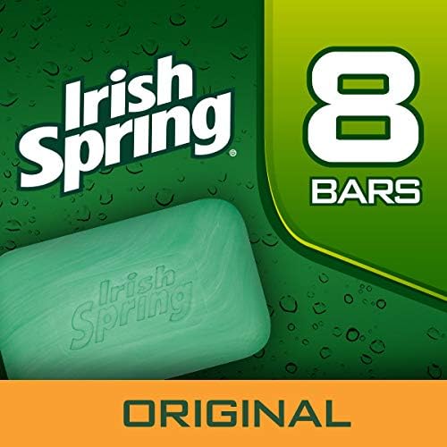 Irish Spring Original Scent Bar Soap 3.2 oz. Pack of 2