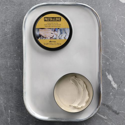 Davines Pasta & Love Men's Strong Hold Styling Clay, Matte Effect Styling With Definition And Lasting Hold, 50 ml