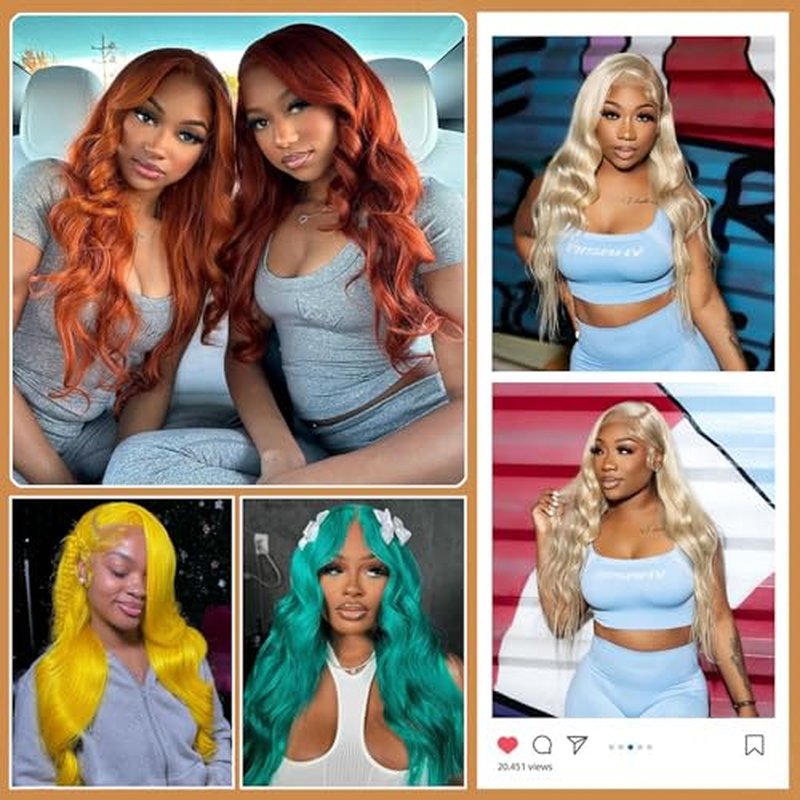 613 Blonde Bundles Human Hair Body Wave 16 16 16 inch 100% Unprocessed Virgin Hair Extensions 12A Quick Weave Bundles Human Hair