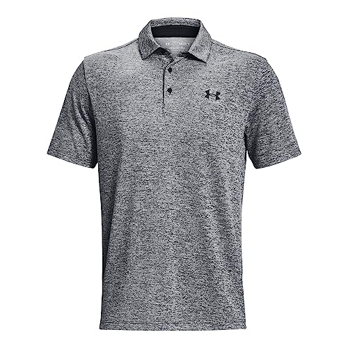 Under Armour Men's Playoff Polo 3.0, (002) Black/White/Black, Medium
