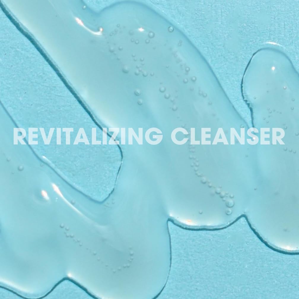 Probiotic Revitalizing Cleanser - Anti-Aging Face Wash with Peptides for Dry & Mature Skin | 10 oz Hydrating Gel