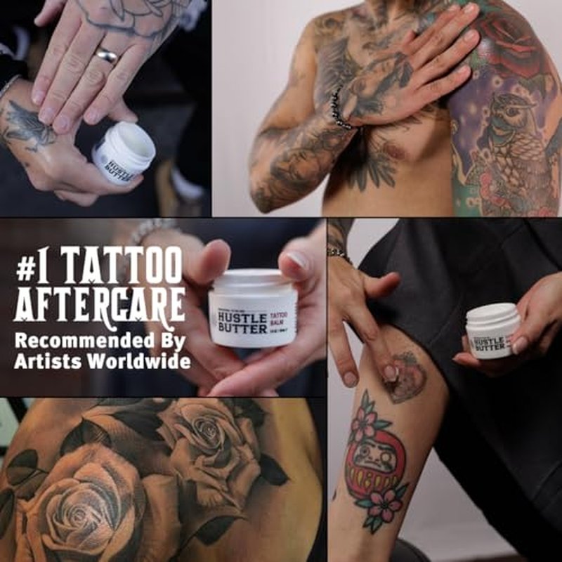Hustle Butter Deluxe ? Tattoo Butter for Before, During, and After the Tattoo Process ? Lubricates and Moisturizes ? 100% Vegan Replacement for Petroleum-Based Products ? 1 oz