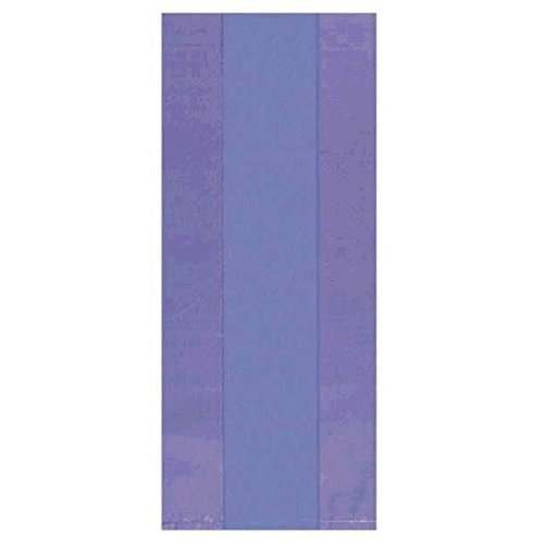 New Purple Small Cello Party Bags - 9.5" x 4" (25 Pc) - Perfect for Gift Packaging & Event Celebrations