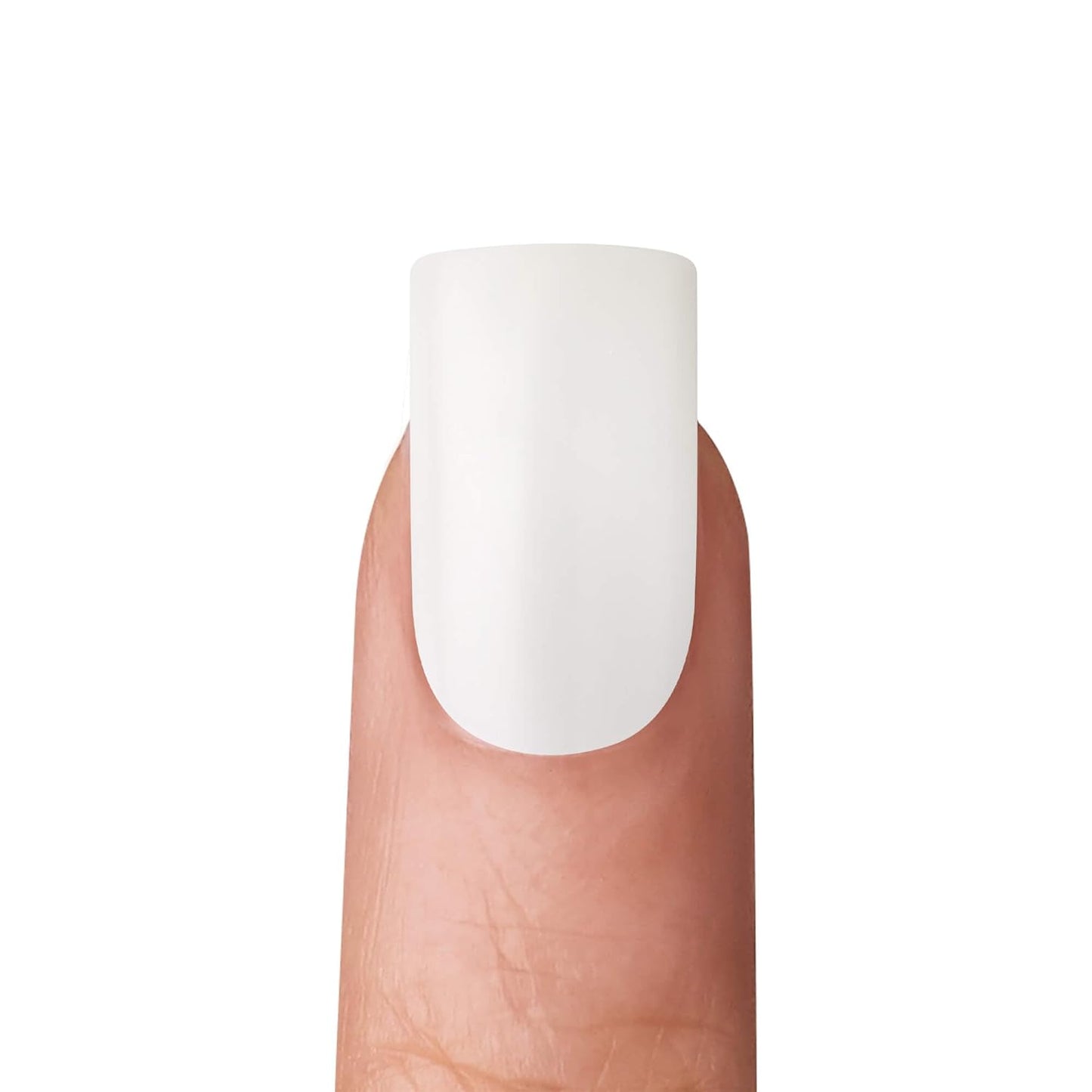 KISS Salon Acrylic Natural Press On Nails, Nail glue included, 'Rare', Nude, Short Size, Squoval Shape, Includes 28 Nails, 2g Glue, 1 Manicure Stick, 1 Mini File