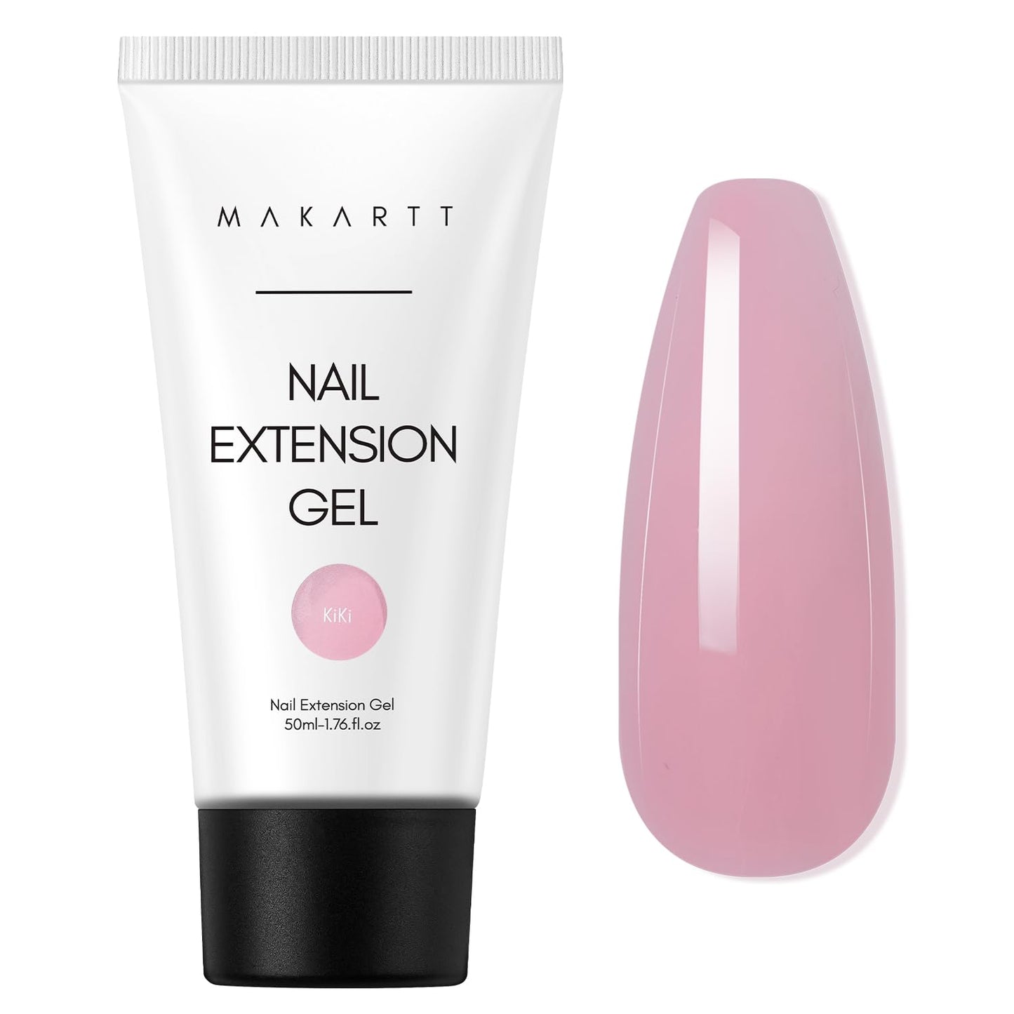 Makartt Poly Nail Gel: Clear 50ML Gel Builder for Natural-Looking Strengthener 3D Molding Gel for Trendy Nail Art-Long-Lasting and Easy to Use Supplies