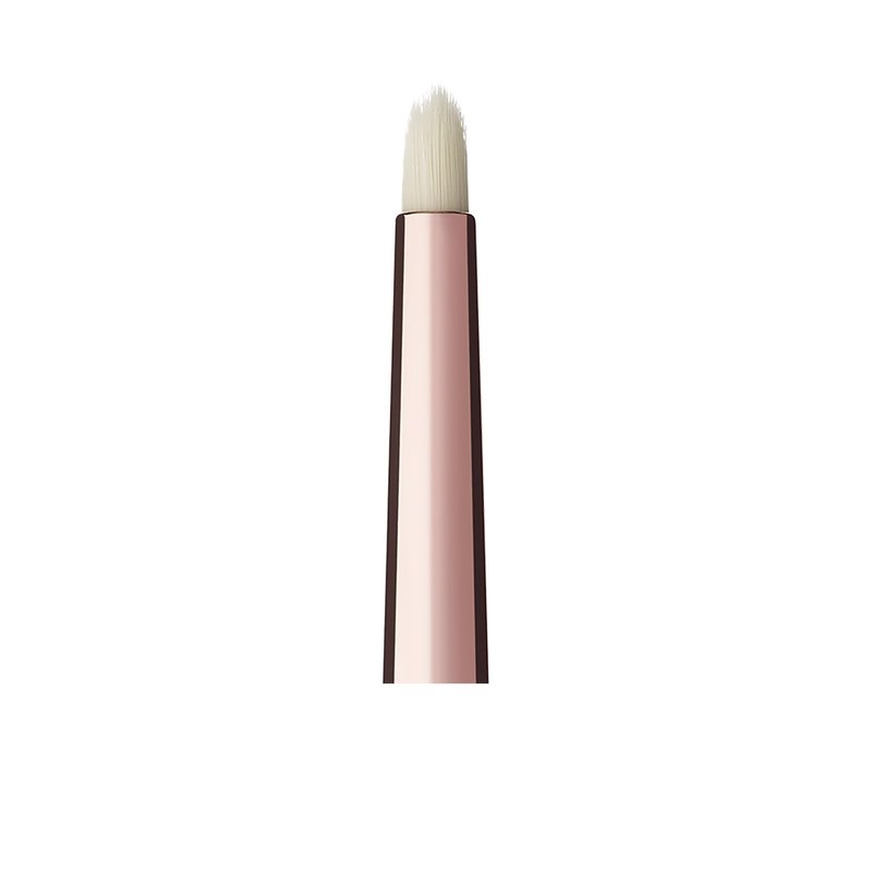 Charlotte Tilbury Eyeliner Brush - Rose Gold & Night Crimson Eyeliner Smudge Brush with a Luxurious Wooden Handle - Allows for Precise Application Along Lash Line