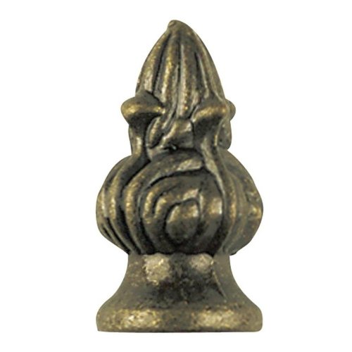 Westinghouse 7032100 Westinghouse Tiffany Victorian Finial, Antique Brass,1-3/8 Inches
