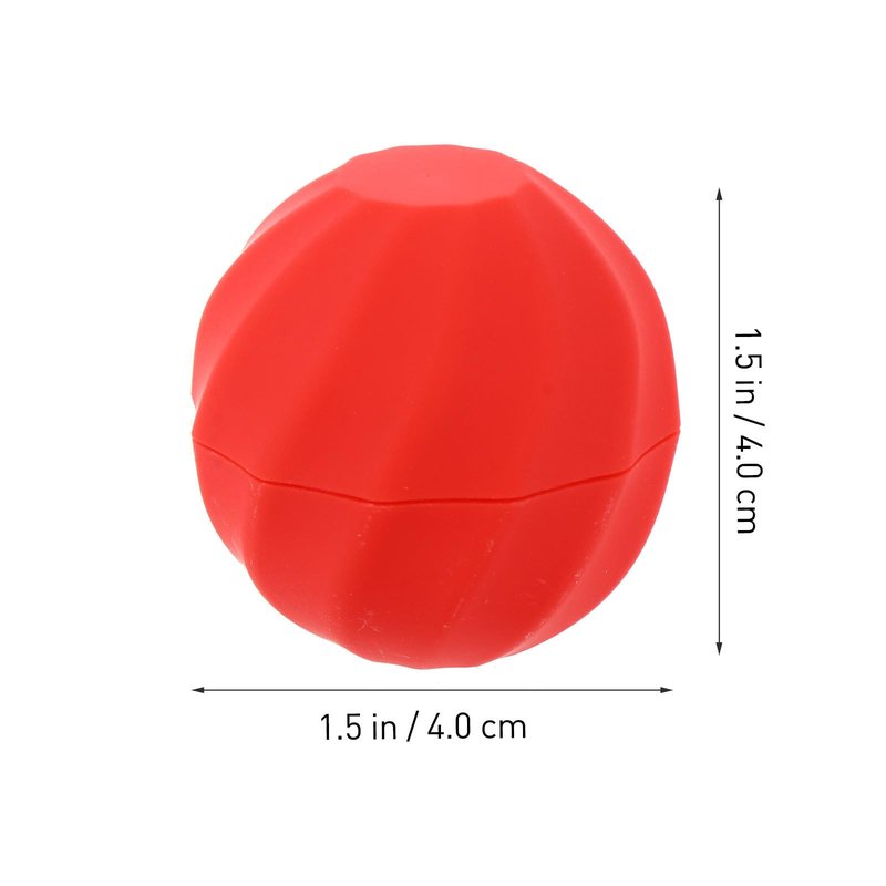 Beavorty 10 Pcs Refillable Lip Balm Containers with Lids Spherical Plastic Tubes for Diy Natural Lip Balms Compact Travel Size 4.7X1.6X1.6 Inches