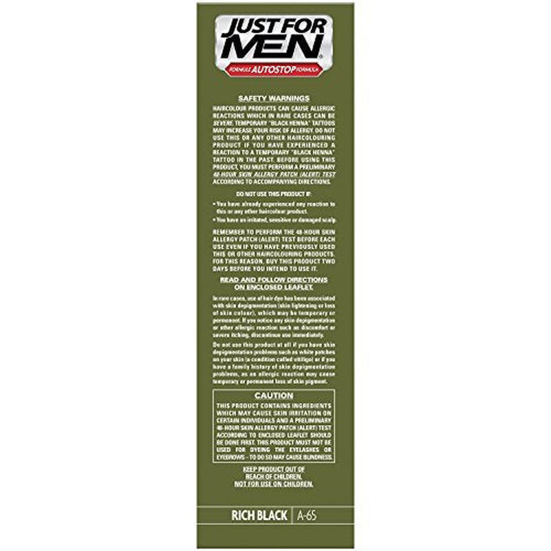 Just For Men Autostop, Gray Hair Coloring for Men with Comb Applicator