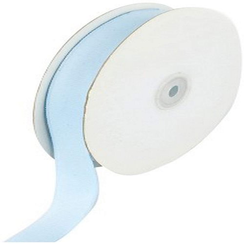 Creative Ideas 50-Yard Solid Grosgrain Ribbon, 5/8-Inch, Light Blue