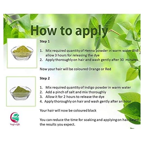 Indigo Powder for Hair 2 LB | Ideal for Black and Dark Hair | Indigofera Tinctoria | Black Henna | Natural Hair color | By Yogi's Gift¢ç