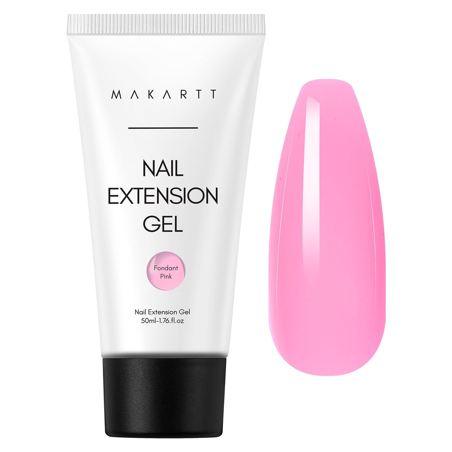 Makartt Poly Nail Gel: Clear 50ML Gel Builder for Natural-Looking Strengthener 3D Molding Gel for Trendy Nail Art-Long-Lasting and Easy to Use Supplies