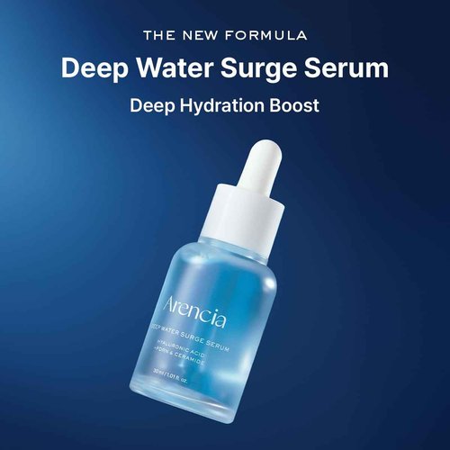 Arencia Deep Hydration Serum - Cica PDRN + Hyaluronic Acid + Ceramide, Panthenol, Smooths fine line for plump glass skin, Korean Skincare 30ml 1.01 fl.oz