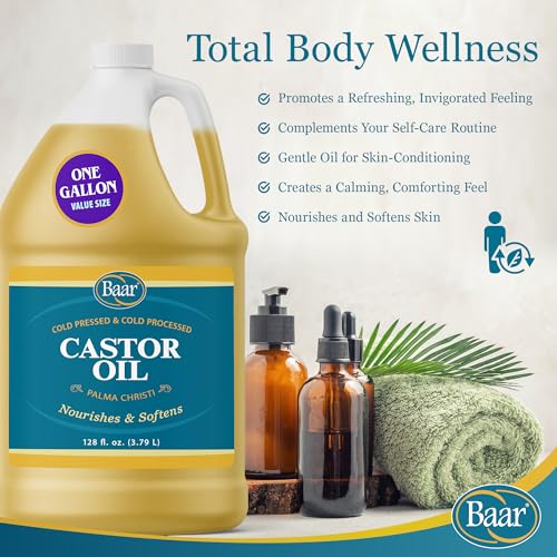 Castor Oil, Gallon for Personal Care