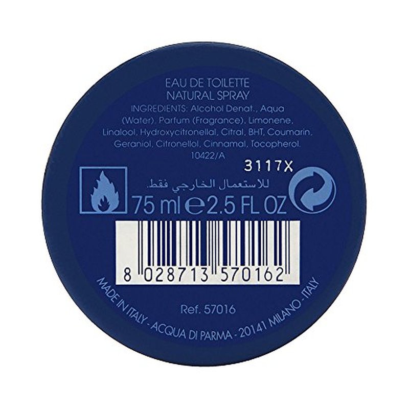 Acqua Di Parma Blue Mediterraneo Arancia Di Capri Eau de Toilette Spray for Men, 2.5 Ounce